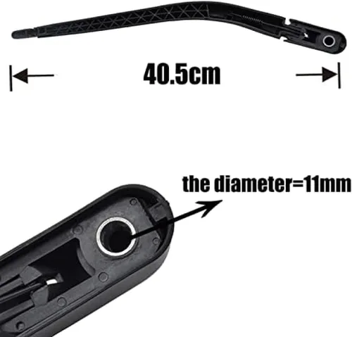 Vista 4 de 16"Rear Wiper Arm Blade kit Replacement, For Opel Zafira 1999-2005 Rear Wiper Blade Wiper Arm