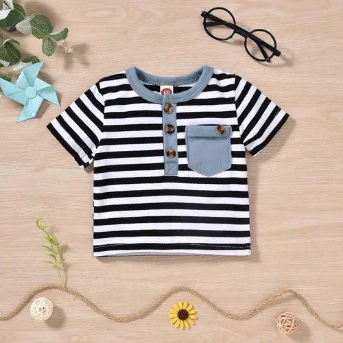 Vista 8 de Aalizzwell Camiseta de verano para bebés recién nacidos y niños