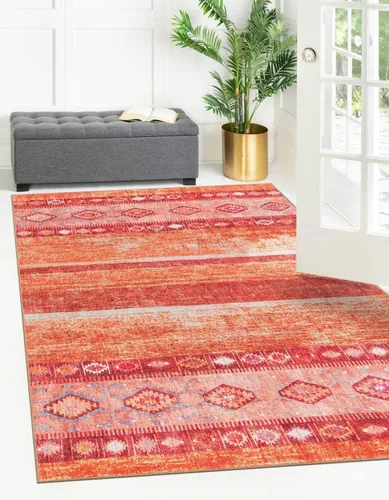 Vista 7 de Unique Loom Timeless Collection - Alfombra rectangular (2' x 3' 1", rectangular, gris/marfil)