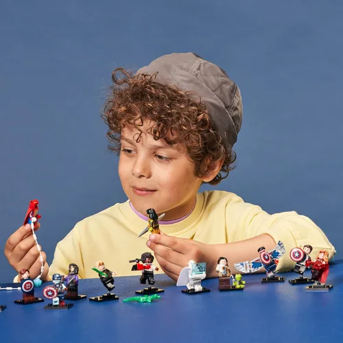 Vista 3 de LEGO Minifigures Marvel Studios 71031 Kit de construcción; un regalo impresionante para los fanáticos de los juguetes de construcción