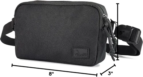 Vista 8 de WOLF TACTICAL Riñonera para hombres - Bolsa para colgar en la cintura oculta
