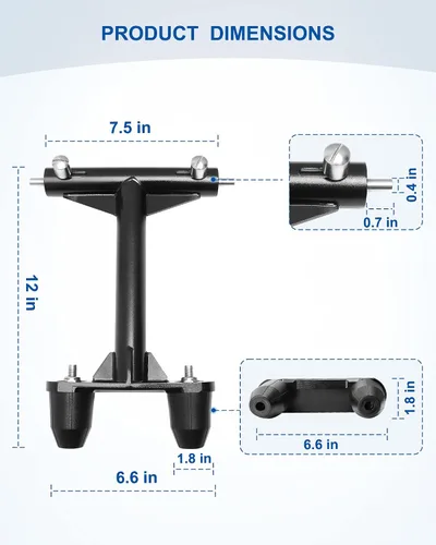 Vista 2 de Soporte de remolque de motor de 4 tiempos, se adapta a motores 75/90/115/200/225/250/300HP Sea Pro 4 tiempos, Pro XS cuatro tiempos y cuatro
