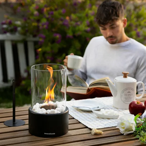 Vista 7 de Chimenea de Mesa de Bioetanol Decorativa Heatfir InnovaGoods