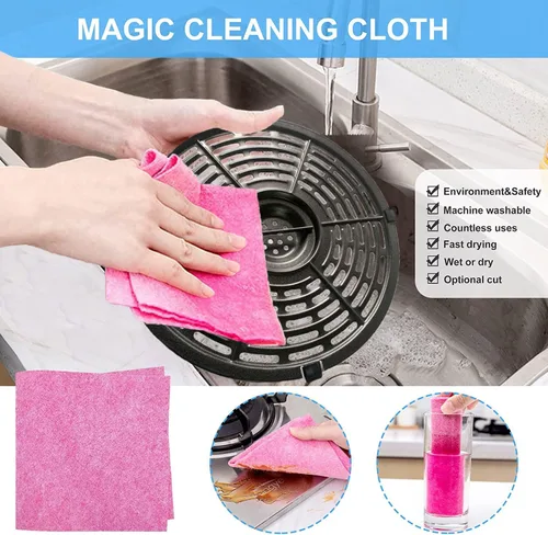 Vista 5 de ALJ Bandeja de repuesto para freidora de aire Chefman 3.7QT/3.6QT/3.5QT, revestimiento antiadherente de doble capa mejorado, sartén para freidora