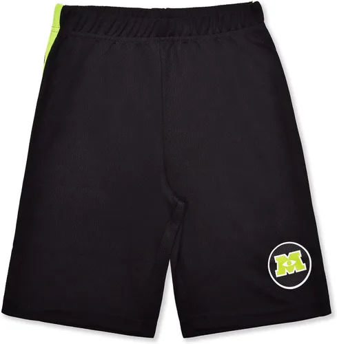 Vista 3 de Disney Monsters Inc - Conjunto de camiseta y pantalones cortos de manga corta para niños pequeños, pequeños y grandes, azulazul marino o verdenegro