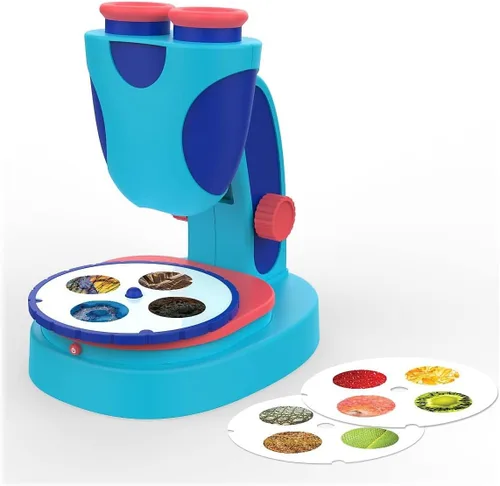 Vista 4 de Educational Insights GeoSafari Jr. Kidscope, Microscopio para niños, juguete STEM, relleno para cesta de Pascua para niños, regalo para niños