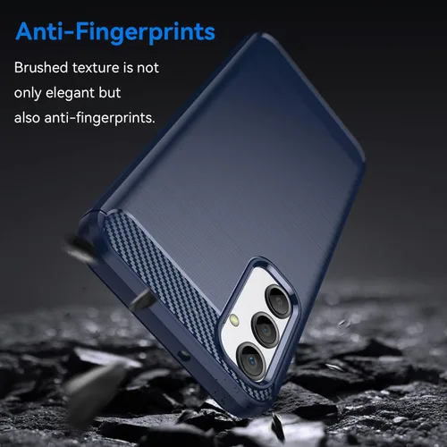 Vista 6 de Funda para Samsung Galaxy A24 4G, con protector de pantalla, absorción de golpes, flexible de goma TPU protectora para A24 4G 2023 de 6.5 pulgadas