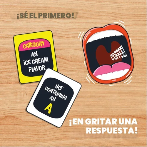 Vista 3 de Gamewright - Party to Go - Splurt - Piensa Rápido, Di Lo Primero - A partir de 10 años, 2-8 jugadores