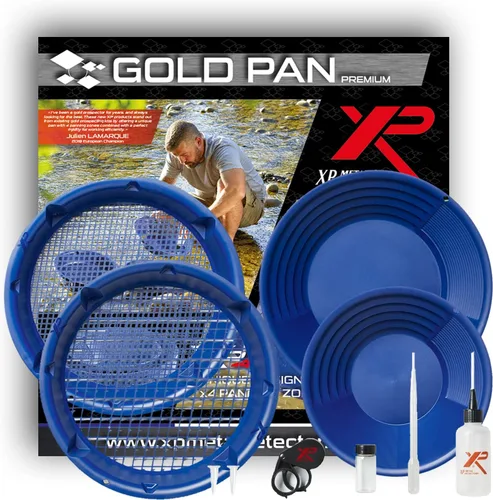 Vista 8 de XP METAL DETECTORS Kit de Batea de oro - Batea de plástico único con desfragmentador de materiales, ideal para prospección de oro