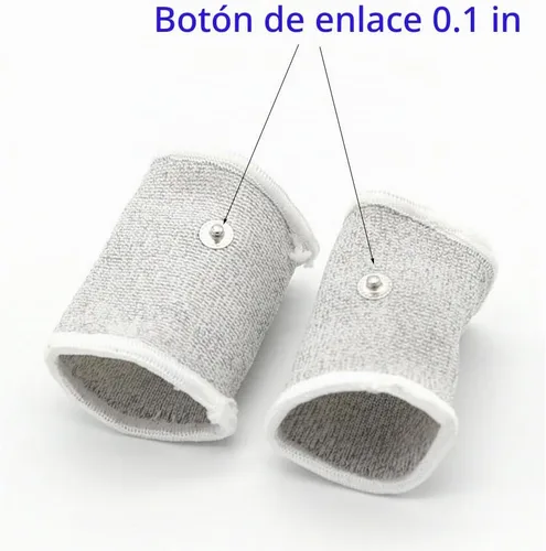 Vista 4 de E-stim Accesorios ajustables de hilo de plata conductor de tela para accesorios de masajeador de dedo de estimulación TENS