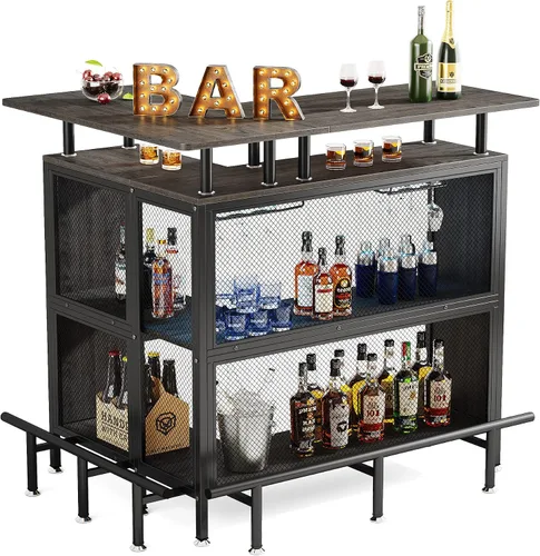 Vista 9 de LITTLE TREE Home Bar Unit Mini Licor Mesa Gabinete
