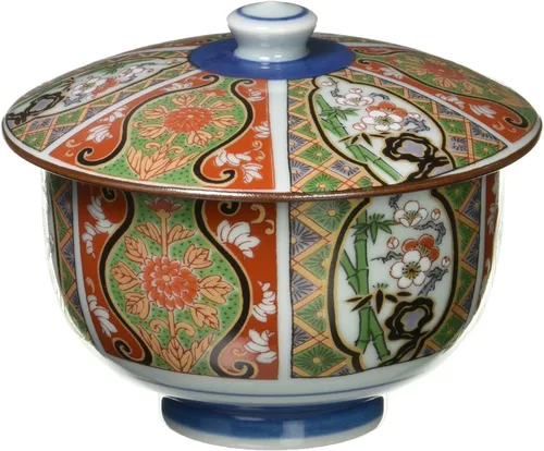 Vista 3 de RAO3Z Bol pequeño Ranchant, multicolor, diámetro 4.7 x 2.2 pulgadas (4.7 x 2.2 in), Nishikko Imari Arita Ware fabricado en Japón