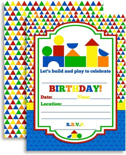 Vista 15 de Amanda Creation Noahs Ark - Invitaciones para baby shower, paquete de 20 invitaciones de cumpleaños de 5 x 7 pulgadas con sobres blancos, tarjetas