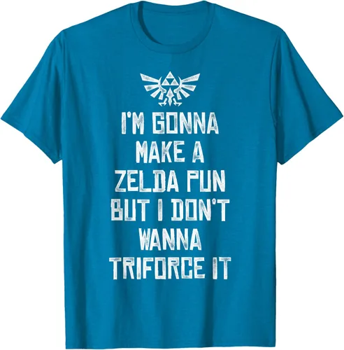 Vista 8 de Nintendo Zelda Funny Triforce It Pun - Camiseta gráfica, Negro, S