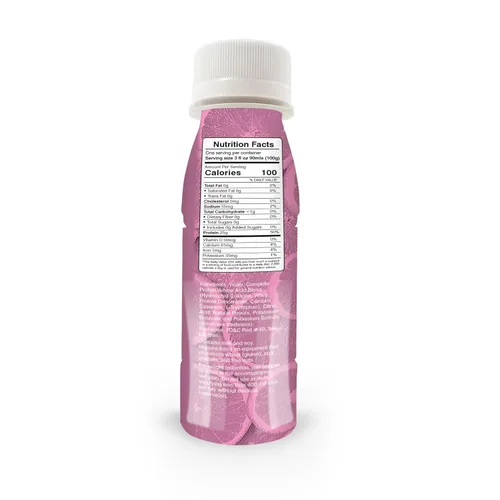 Vista 4 de BariatricPal Disparos de proteína de suero de leche y colágeno listos para beber, 0.88 oz, limonada rosa (6 botellas)