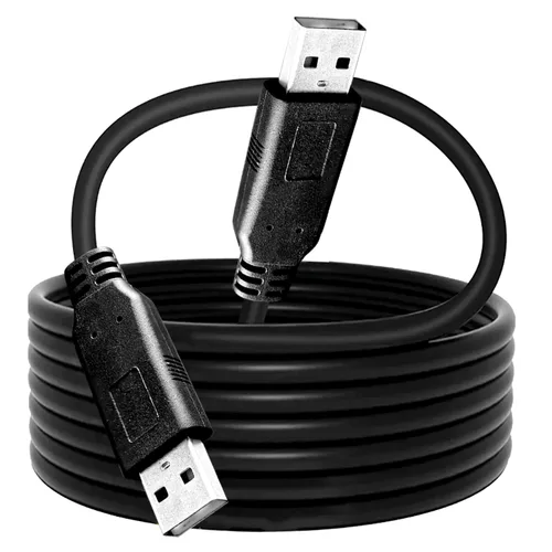 Vista 2 de YOTETION - Cable USB 2.0 A a USB A macho de 50 pies, cable USB compatible con cajas de disco duro, reproductor de DVD, cajas de disco duro