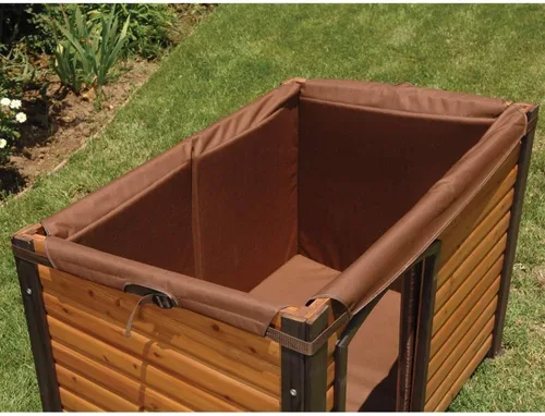 Vista 3 de PRECISION PET productos juego de aislamiento para casa de perro estilo cabina - Lavable a máquina - Grande