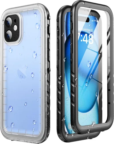 Vista 10 de SOKUSIN Funda Impermeable para iPhone 14 Pro Max - Funda Protectora de Cuerpo Completo con Protector de Pantalla y Cámara Incorporado, Resistente a