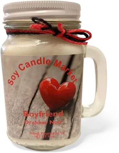 Vista 98 de Velas perfumadas de soja Velas hechas a mano y altamente aromáticas que queman hasta 85 horas en tarro de cristal, perfectas para decoración