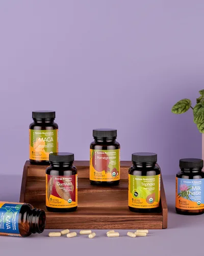 Vista 15 de Herb Pharm Cápsulas Triphala: USDA Organic Cleansing & Desintoxication Support & Digestive Health Support with Amla, Haritaki & Bibhitaki
