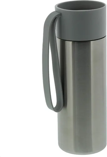 Vista 2 de Eva Solo Taza aislada de acero inoxidable de 11.8 fl oz, gris medianoche, 8.1 x 3.1 x 3.1 in