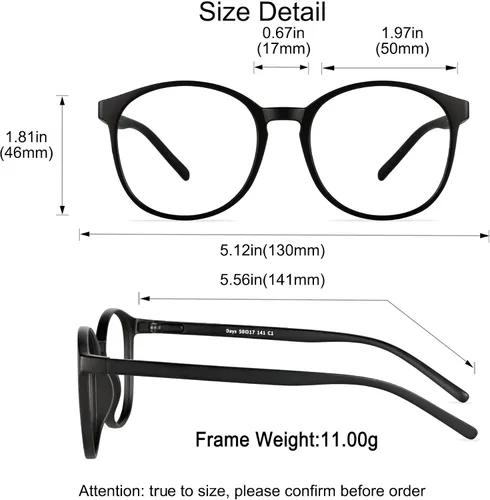 Vista 5 de YEIN Gafas presbípicas multifocales progresivas, gafas de sol grises fotocrómicas