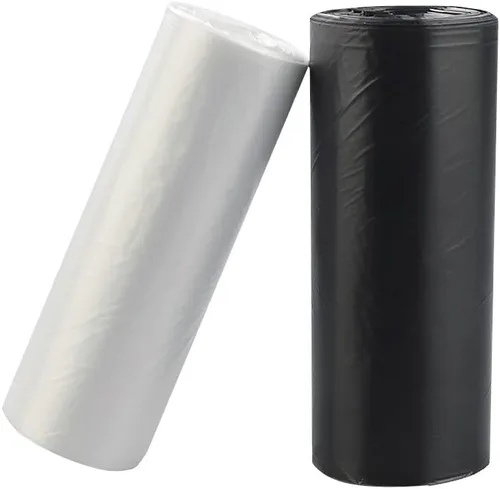 Vista 5 de Bolsas de basura pequeñas de 4 galones, color negro, transparente y blanco, 150 unidades, F