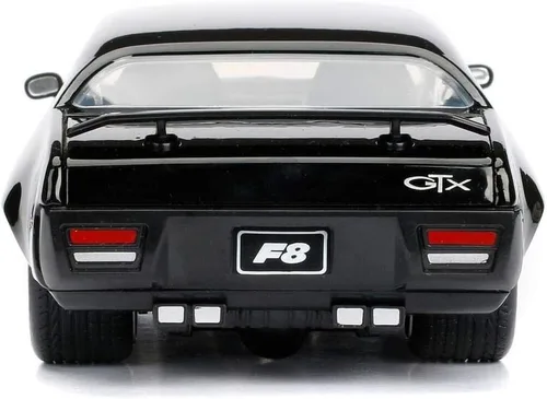 Vista 2 de Jada Toys Fast & Furious 1:24 Dom's Plymouth GTX - Coche fundido a presión, juguetes para niños y adultos, negro, estándar