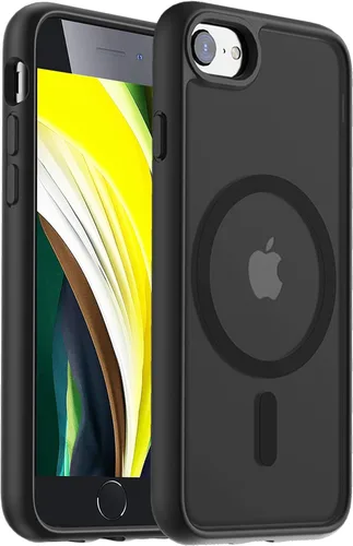 Vista 20 de Hualele - Funda magnética para iPhone 13 Pro, compatible con MagSafe, grado militar, a prueba de caídas, translúcida mate, parte trasera dura, borde