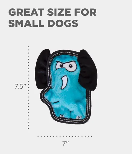 Vista 3 de Outward Hound Tough Seamz - Juguete de peluche para perro, pequeño