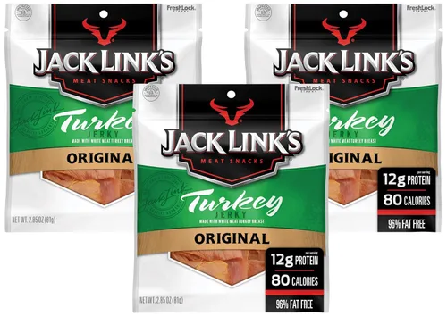 Vista 9 de Jack Links Carne seca de pavo sin glutamato monosódico, original
