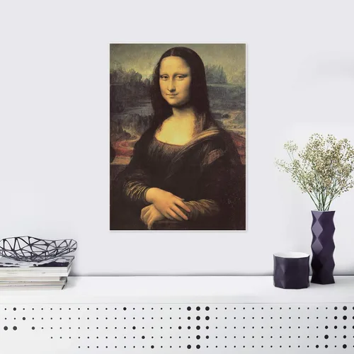 Vista 5 de Póster de Mona Lisa por Leonardo Da Vinci - Impresión artística (laminada, 18 x 24 pulgadas)
