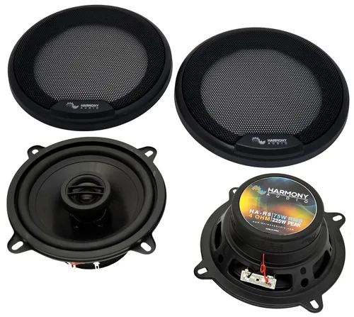 Vista 5 de Harmony Audio HA-R5 Compatible con Hardbody Truck 95-97 5.25" Altavoces de repuesto de 225 W, altavoces HA-R65 de 6.5 pulgadas de 300 W, HA-A400.4