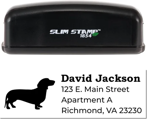 Vista 170 de Airedale Terrier Address Stamp, Custom Airedale Terrier Hand Stamp for Dog Lovers, Duo Rubber Return Address for Pet Owners Montaje manual Duo