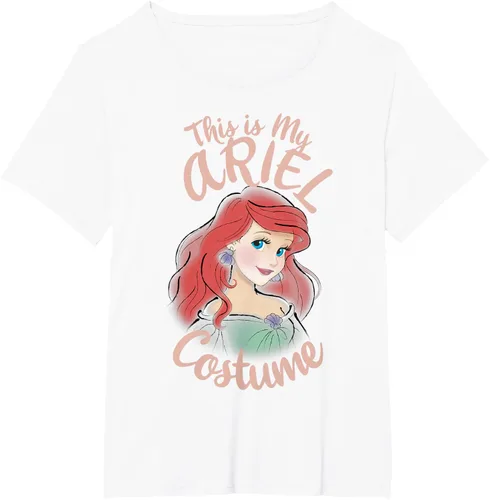 Vista 10 de Disney Camiseta de Halloween de Ariel This Is My Costume de La Sirenita, Blanco