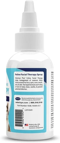 Vista 4 de Vetericyn Plus Feline Facial Therapy Ayuda curativa y reparación de la piel para diferentes necesidades de primeros auxilios de gatos, incluyendo