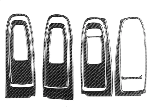 Vista 4 de Adhesivo de fibra de carbono para el centro de la caja de cambios de Conosle, para el marco del panel de cambios, compatible con Subaru Impreza