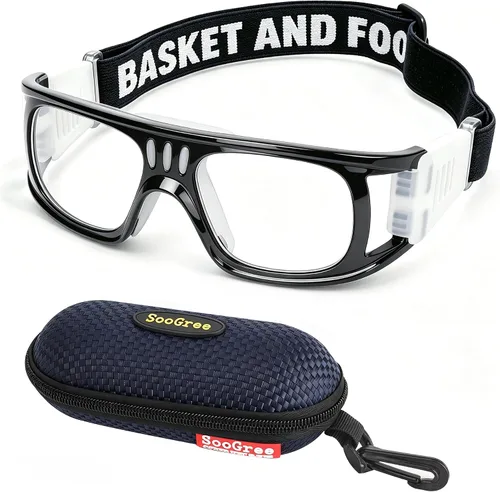 Vista 13 de SooGree Gafas deportivas para hombre, gafas protectoras antivaho para baloncesto