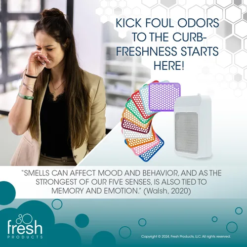 Vista 3 de Fresh Products ourfreshe - Ambientador enchufable para 30 días, reemplaza los aerosoles desordenados con fragancia seca para uso en espacios