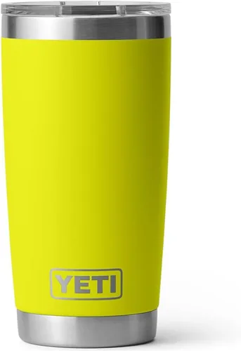 Vista 56 de YETI Rambler - Vaso de acero inoxidable con aislamiento al vacío de 20 onzas con tapa MagSlider Blanco