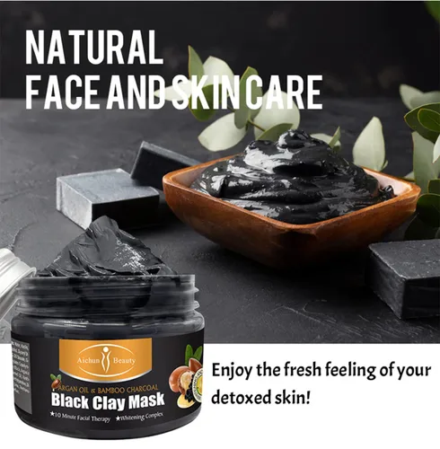 Vista 8 de AICHUN BEAUTY Mascarilla facial de arcilla Limpieza profunda Exfoliación calmante Reparación Eliminar puntos negros Hidratante facial Anti-acné