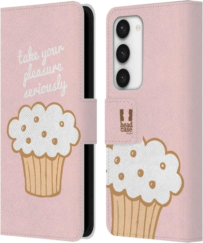 Vista 262 de Head Case Designs Assortment Cupcakes Happiness Leather Wallet Case Compatible with Samsung Galaxy A07 4G Surtido