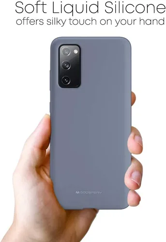 Vista 7 de GOOSPERY Funda de silicona líquida compatible con Samsung Galaxy S20FE, suave al tacto, protección de cuerpo completo, a prueba de golpes, con forro