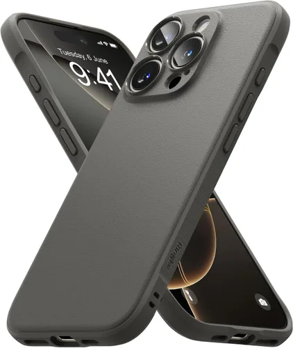 Vista 14 de Ringke Onyx - Funda para iPhone 15 Case, [Se Siente Bien en la Mano] resistente al aceite y a la suciedad, cubiertas individuales para lentes