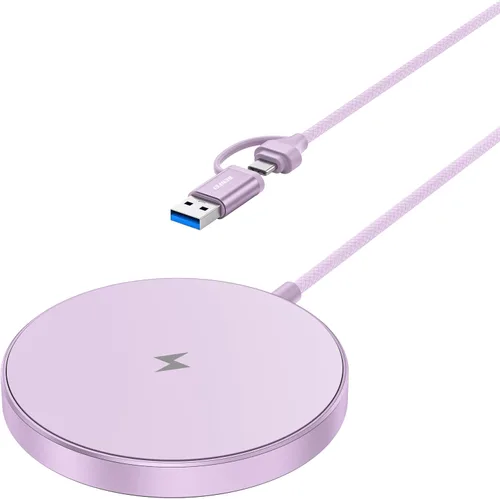 Vista 9 de BENFEI Cargador Inalámbrico Magnético de 15W Compatible con Cargador MagSafe/iPhone 16/16 Pro/16 Plus/16 Pro Max/iPhone 15 Pro Max Plus/iPhone 14 13