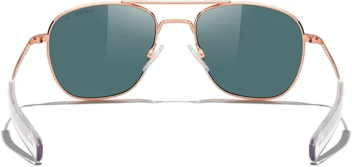 Vista 4 de MERRY'S Gafas de sol polarizadas militares clásicas cuadradas aviador para hombres o mujeres S8636