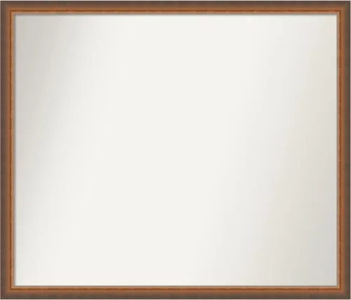 Vista 119 de Amanti Art Espejo de baño de bronce para sobre fregadero, 29 x 19 pulgadas, espejo rectangular de bronce antiguo, marco de madera tradicional