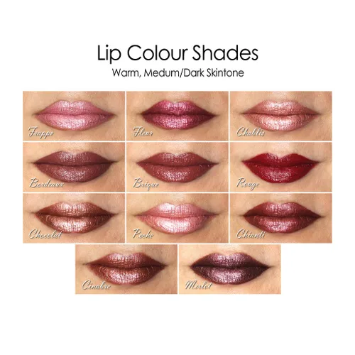 Vista 3 de Lápiz labial hidratante natural, color de labios rico de larga duración Frappe