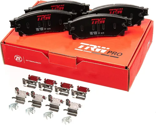 Vista 4 de TRW Pro TRM1084 Juego de pastillas de freno de disco para Ram 1500 2011-2018, frontal y otras aplicaciones