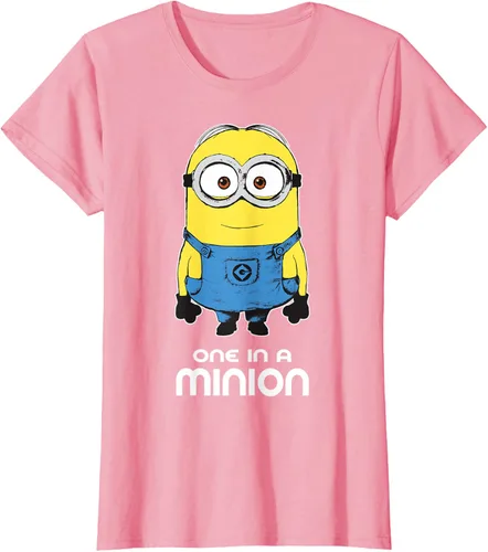 Vista 16 de Despicable Me Camiseta estampada Minions Bob One in A Minion Negro